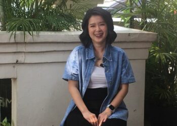 Wakil Ketua Dewan Pembina Partai Solidaritas Indonesia (PSI), Grace Natalie, dalam sesi pengambilan gambar untuk program Gaspol di Kompas.com, Kamis (28/9/2023), di Bentara Budaya Jakarta (BBJ), Jakarta Pusat. (KOMPAS.com/PALUPI ANNISA AULIANI)